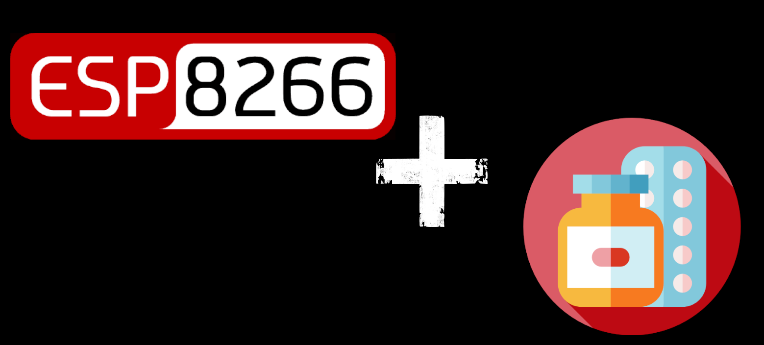 ESP8266 Logo with a Medicine Icon, Colorized